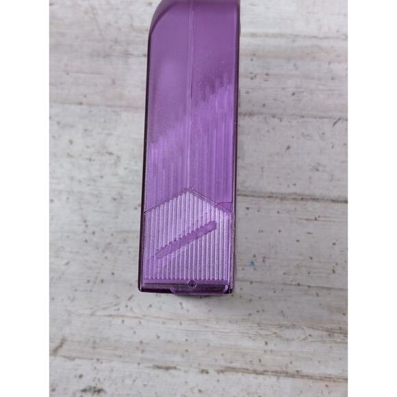 Rumours CD Holder Case Translucent Clear Purple Rigid Clamshell 10-Disk VTG Y2K - Picture 7 of 9